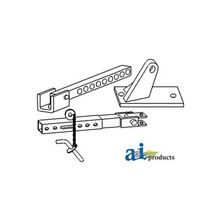 A & I Products Stabilizer Assembly w/ Bracket (RH) 30" x6.5" x6.5" A-49A960